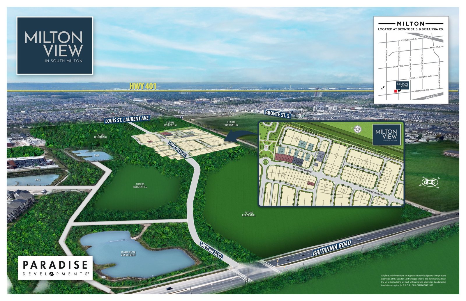 Milton View aerial-view