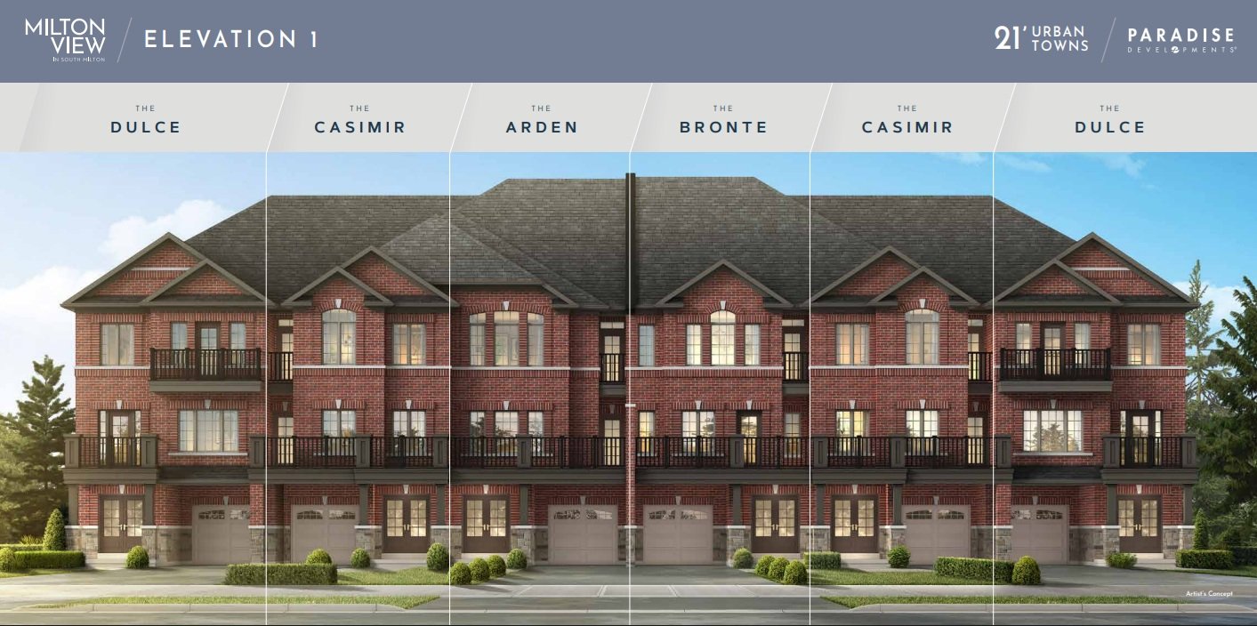 Milton View - freehold towns